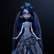 MONSTER HIGH SKULLECTOR PAPUSA EMILY DIN FILMUL CORPSE BRIDE DE TIM BURTONS VIVMTJDR67