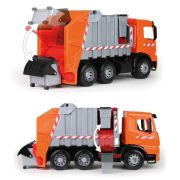 Camion de gunoi din plastic pentru copii Lena licenta Mercedes Benz 74 cm 3 containere incluse  - SOLLE02168