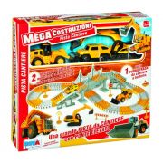 Pista circuit constructie RS Toys cu 3 vehicule incluse SOLRS11411