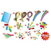Trusa creatii handmade Jumbo Lena cu 800 accesorii incluse SOLLE42629