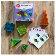 Blocuri magnetice pentru copii, Apli Kids, Plastic, Multicolor