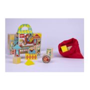 Cuburi lemn APLI - Circus, 16 piese