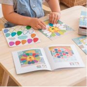 Joc creativ cu autocolante, APLI Kids, Ursulet, + 3 ani