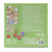 Joc de memorie Lotto Shopping, Apli Kids, Lemn, 22 x 22 x 5.4 cm, Multicolor