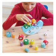 Joc educativ pinguini APLI - Balance, 16 piese
