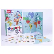 Joc magnetic APLI - Harta lumii, 40 piese