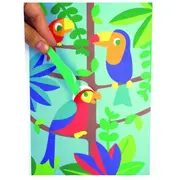 Kit creativ cu nisip colorat Animale