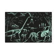 Puzzle care straluceste in intuneric, APLI Kids, 60 de piese, Dinozauri