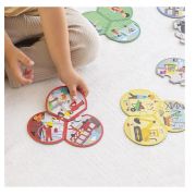 Puzzle din 3 piese Meserii, Apli Kids, 24 piese