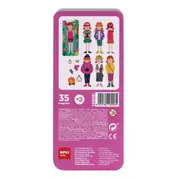 Puzzle magnetic 35 piese, APLI, Multicolor