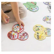 Puzzle din 3 piese Meserii, Apli Kids, 24 piese