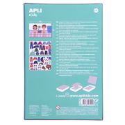 Joc magnetic APLI - magneti imbracaminte, 40 piese