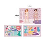Joc magnetic APLI - Fashion, 42 piese