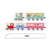Puzzle APLI - set tren in cutie depozitare tip casuta, 20 piese
