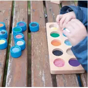 Joc senzorial cuburi tactile, 10 piese, 2 ani +, Andreu Toys SOLANT16116