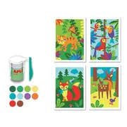 Kit creativ cu nisip colorat Animale