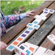 Joc domino din lemn, diverse texturi, Andreu Toys SOLANT16115