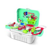 Set cabinet medical intr-o valiza Tata Bua RS Toys cu accesorii medicale, pentru copii SOLRS11706