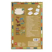 Puzzle magnetic Dinozauri, Apli Kids, 21 x 5.5 x 31 cm, 52 piese