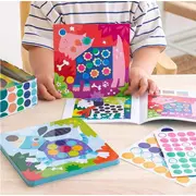 Joc creativ cu autocolante, Micii Catelusi, APLI, 3 ani+