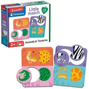 Puzzle Clementoni Little match animale si texturi SOLVDM2009707