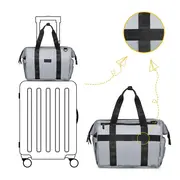 Geanta multifunctionala pentru parinti skiddou inger, normandic dream, gri sk_2080022