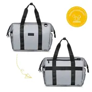 Geanta multifunctionala pentru parinti skiddou inger, normandic dream, gri sk_2080022