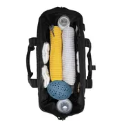 Geanta multifunctionala pentru parinti skiddou inger, onyz leather, negru sk_2080023