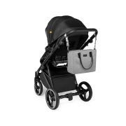 Geanta multifunctionala pentru parinti skiddou ingrid, evening shadow, gri-negru sk_2080033