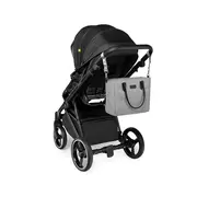 Geanta multifunctionala pentru parinti skiddou ingrid, evening shadow, gri-negru sk_2080033