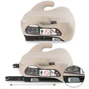 Inaltator auto cu isofix 125-150 cm kidwell bono - beige edeedifosabon03a0