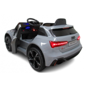 Masinuta electrica cu telecomanda audi rs6 r-sport - gri edeediaudirs6gri