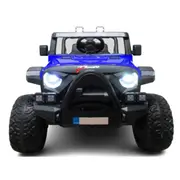 Masinuta electrica cu telecomanda auto x16, 110x70x68 cm, varsta 1-5 ani, roti eva, scaun din piele eco, putere 90w, r-sport - albastru edeedibbh016lalbastru