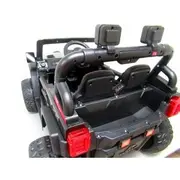 Masinuta electrica cu telecomanda auto x16, 110x70x68 cm, varsta 1-5 ani, roti eva, scaun din piele eco, putere 90w, r-sport - negru edeedibbh016lnegru