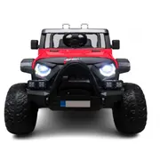 Masinuta electrica cu telecomanda auto x16, 110x70x68 cm, varsta 1-5 ani, roti eva, scaun din piele eco, putere 90w, r-sport - rosu edeedibbh016lrosu