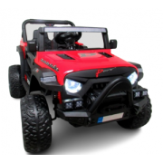 Masinuta electrica cu telecomanda auto x16, 110x70x68 cm, varsta 1-5 ani, roti eva, scaun din piele eco, putere 90w, r-sport - rosu edeedibbh016lrosu