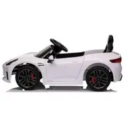 Masinuta electrica cu telecomanda maserati granturismo, 99x59.5x44 cm, varsta 1-4 ani, roti eva, scaun din piele eco, putere 90w - alb edeedimaseratigtalb