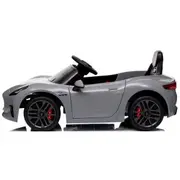 Masinuta electrica cu telecomanda maserati granturismo, 99x59.5x44 cm, varsta 1-4 ani, roti eva, scaun din piele eco, putere 90w - gri edeedimaseratigtgri