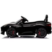 Masinuta electrica cu telecomanda maserati granturismo, 99x59.5x44 cm, varsta 1-4 ani, roti eva, scaun din piele eco, putere 90w - negru edeedimaseratigtnegru