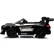 Masinuta electrica cu telecomanda mercedes gt3 evo, 114x69x45 cm, varsta 1-5 ani, roti eva, scaun din piele eco, putere 90w - negru edeedigt3evonegru
