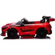 Masinuta electrica cu telecomanda mercedes gt3 evo, 114x69x45 cm, varsta 1-5 ani, roti eva, scaun din piele eco, putere 90w - rosu edeedigt3evorosu