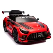Masinuta electrica cu telecomanda mercedes gt3 evo, 114x69x45 cm, varsta 1-5 ani, roti eva, scaun din piele eco, putere 90w - rosu edeedigt3evorosu