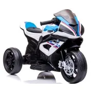 Motocicleta electrica pentru copii bmw hp4, 84x55x42 cm, varsta 2-5 ani, roti si scaun din plastic, putere 60w - alb edeedibmwhp4alb