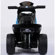 Motocicleta electrica pentru copii bmw s1000rr, 69x44x36.5 cm, varsta 1.5-4 ani, roti si scaun din plastic, putere 25w - albastru edeedibmws1000rralbastru