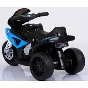 Motocicleta electrica pentru copii bmw s1000rr, 69x44x36.5 cm, varsta 1.5-4 ani, roti si scaun din plastic, putere 25w - albastru edeedibmws1000rralbastru
