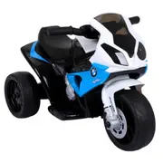 Motocicleta electrica pentru copii bmw s1000rr, 69x44x36.5 cm, varsta 1.5-4 ani, roti si scaun din plastic, putere 25w - albastru edeedibmws1000rralbastru