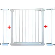 Poarta de siguranta din metal 79-105 cm r-sport s2 - alb edeedijlb328-2alb