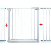 Poarta de siguranta din metal 79-115 cm r-sport s3 - alb edeedijlb328-3alb