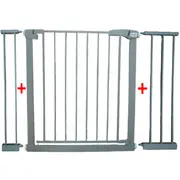 Poarta de siguranta din metal 79-115 cm r-sport s3 - gri edeedijlb328-3gri