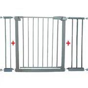 Poarta de siguranta din metal 79-115 cm r-sport s3 - gri edeedijlb328-3gri